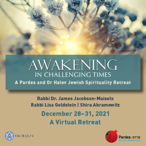 A Virtual Retreat - Awakening in Challenging Times: A Pardes & Or HaLev Jewish Spirituality
