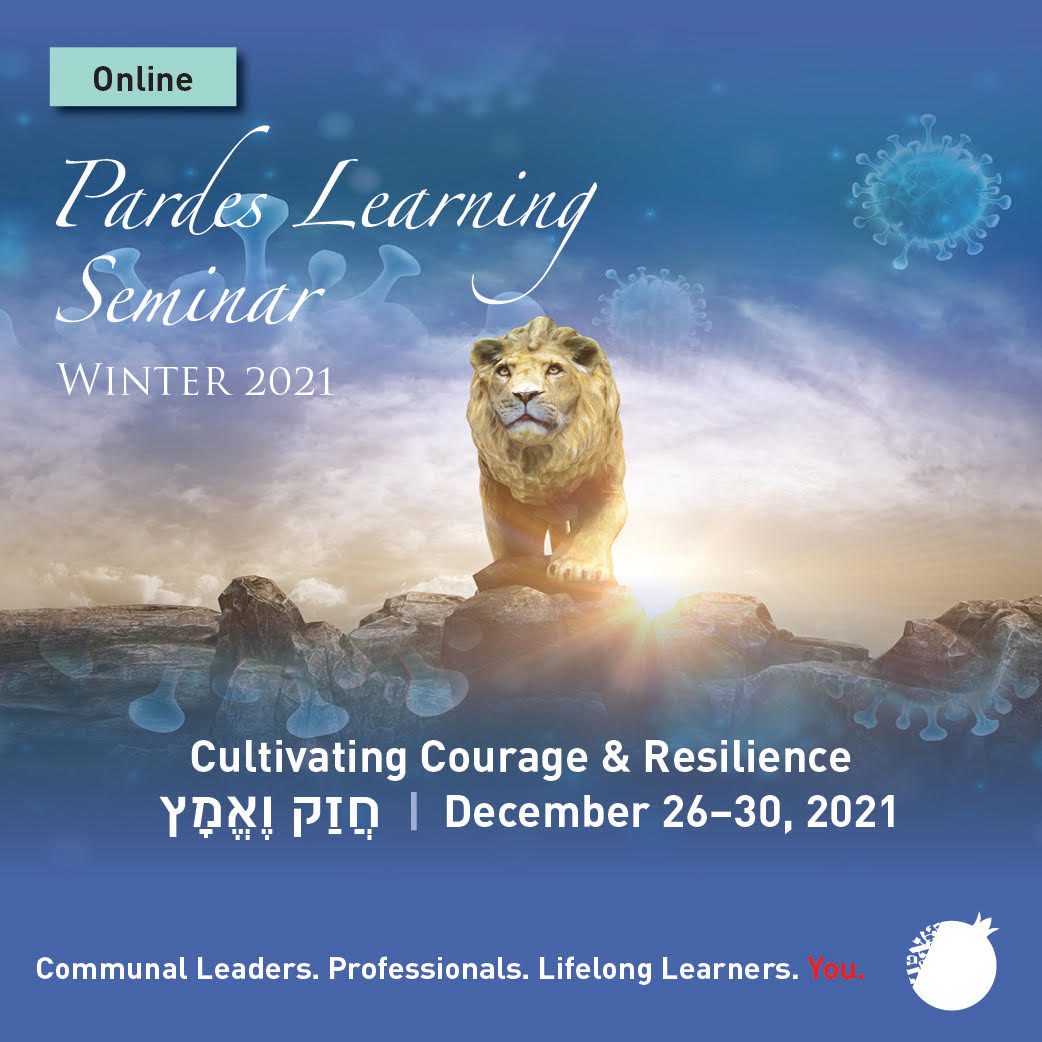 Online Winter Pardes Learning Seminar: Cultivating Courage & Resilience