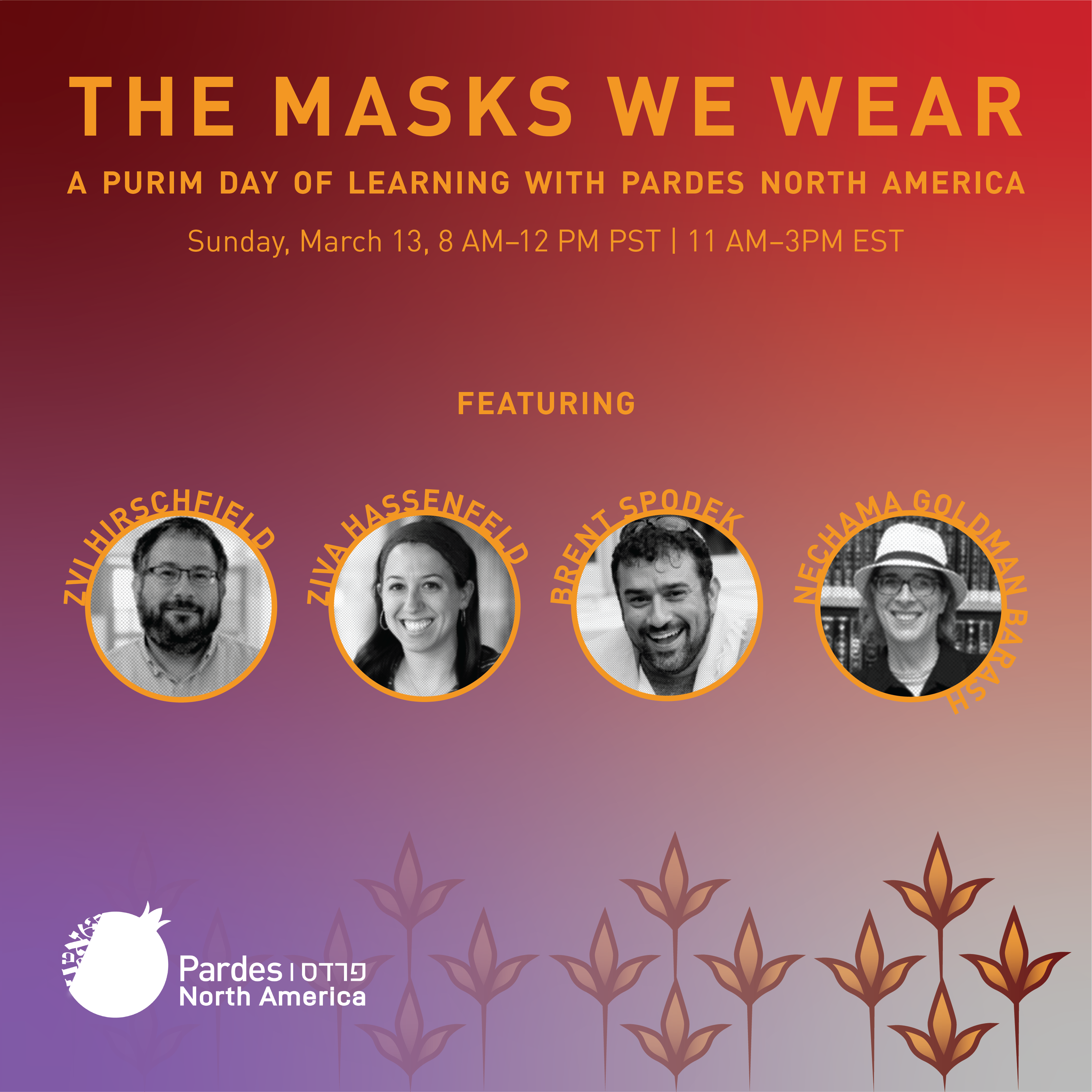 The Masks We Wear: A Purim Day of Learning with Pardes North America