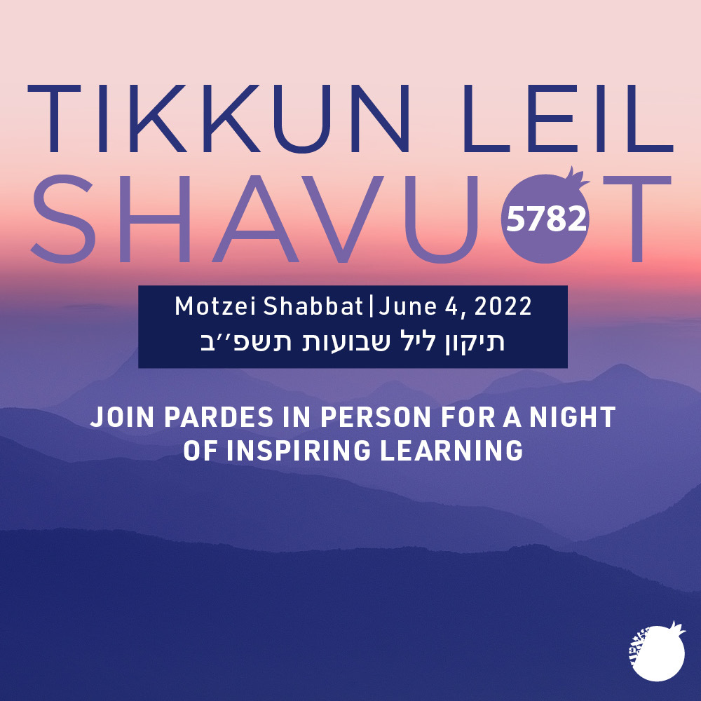 Tikkun Leil Shavuot 5782 in Jerusalem