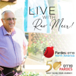 Live with Rav Meir!