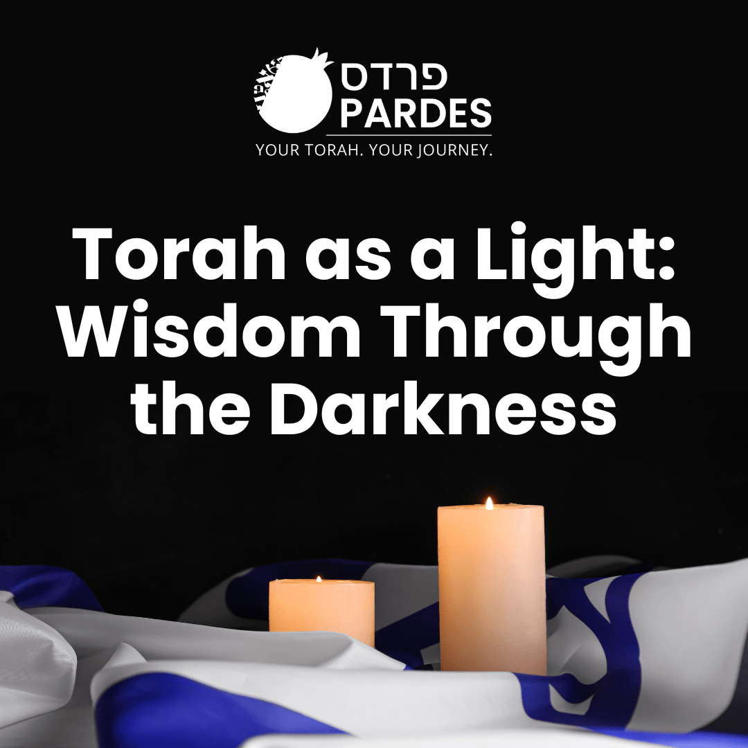 Torah as a Light: Wisdom through the Darkness