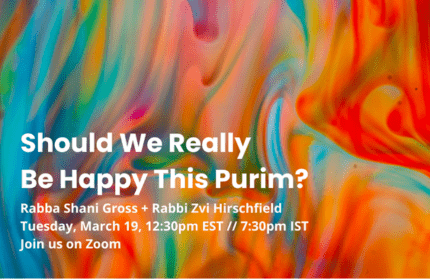 Should We Really Be Happy This Purim?