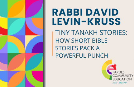Tiny Tanakh Stories: How Short Bible Stories Pack a Powerful
